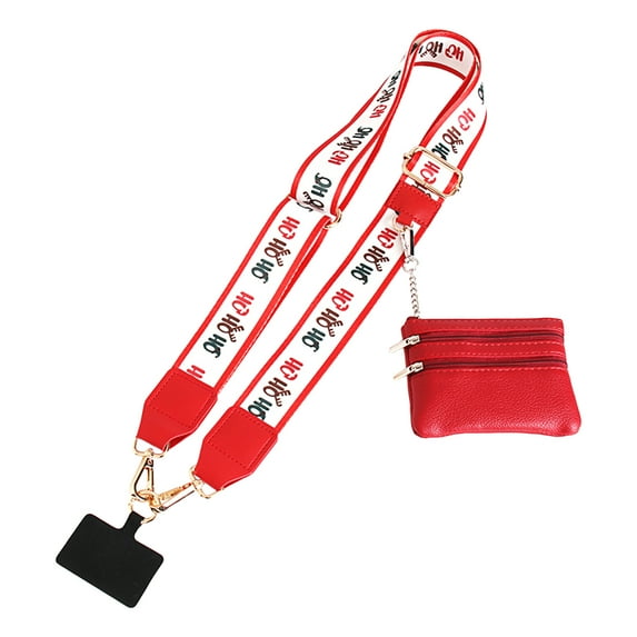 Adjustable Phone Lanyard with Zipper Wallet Pouch Crossbody Strap for Phone And Wallet Universal Cell Phone Neck Strap Cross Body Phone String