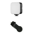 thumbnail image 1 of Adjustable Phone Light with Cold Shoe Mounts 3000K-6500K for Studio Streaming Content Creation, 1 of 18