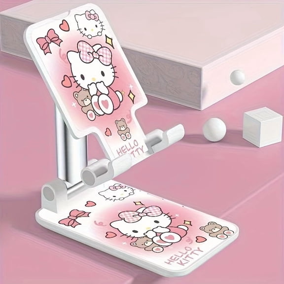 Adjustable Phone Stand, Frees up Your Hands, 1pc Foldable Design Saves Space, Adjustable Angle, Freely Adjustable Height, Compact and Exquisite, Portable for On-the-go Use