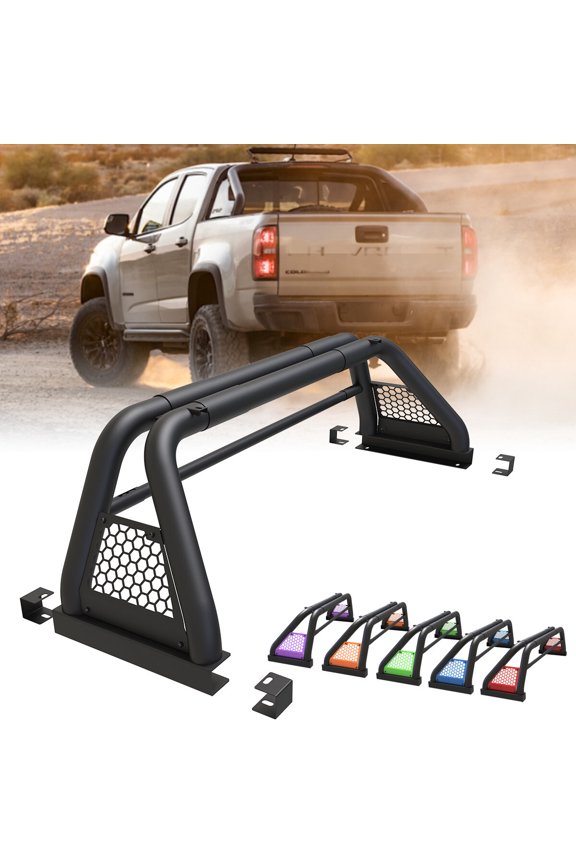 Adjustable Pickup Roll Sport Bar Chase Rack Bed Bar For 2004-2012 Chevy Colorado/ 2015-2023 Chevy Colorado