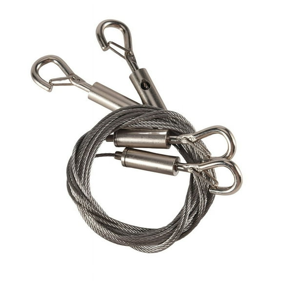 Adjustable Picture Hanging Wire Heavy Duty Supports - 2 Pack Hardware, 2M X1.5Mm Stainless Steel Rope