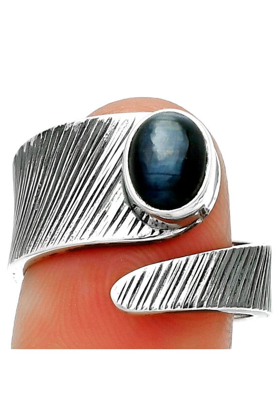 Adjustable - Pietersite - Namibia 925 Sterling Silver Ring s.7.5 Jewelry R-1374 SDR188755