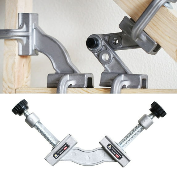 Adjustable Pipe Clamps for Welding and Carpentry Clearance Kaireo Tube Clamp Aluminum Alloy Right Angle Corner Clamp for Welding Woodworking Diy Projects Cabinet Making, 1 X Fixing Clip