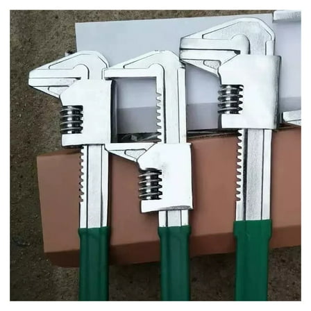 Adjustable Pipe Wrench Key Large Mouth Plumbing Monkey Spanner Auto Sink Tube Wrenches