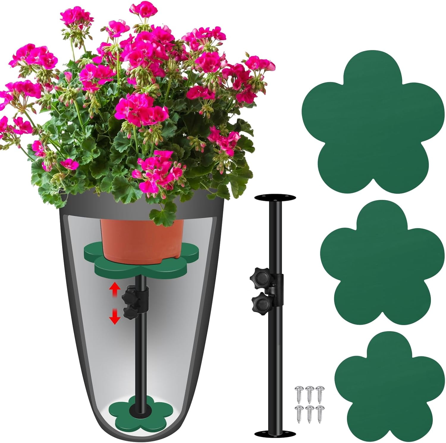 large plant in pot LE TAUCI 12 Inch Pot for Plants, Ceramic Large Planter for Indoor Plan   LETAUCI