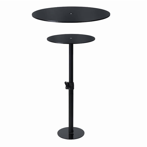 Adjustable Plant Risers Height Adjustable Plant Lift Inserts Flower Pot Filler Stand for Indoor Outdoor Tall Tapered Square Round Planters Black