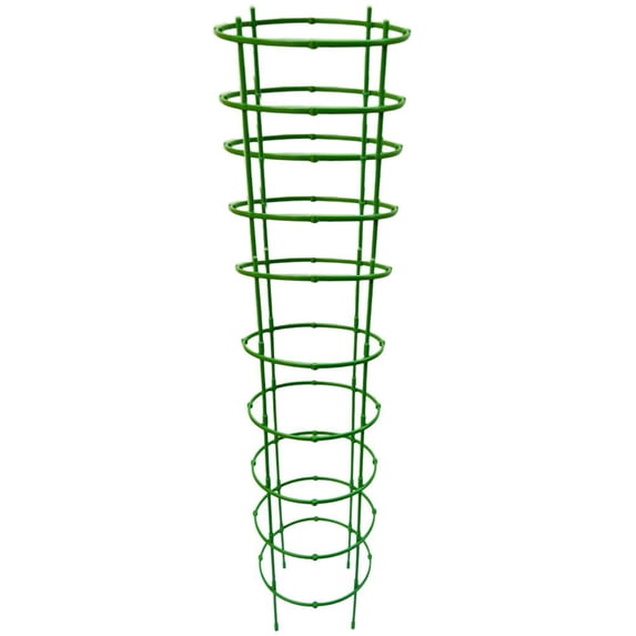 Plastic Adjustable Plant Support Trellis Frame Stable Climbing Vine Stand for Tomato Rose Cucumber Garden Yard Green