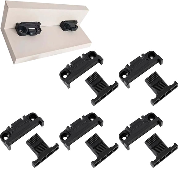 Adjustable Plastic Fixed Matched Hardware, Quick Release Roman Column Connector Siding, Snap in Quick Release Wall Panel Fastener Fixing Clip, Great for DIY Enthusiasts (A)
