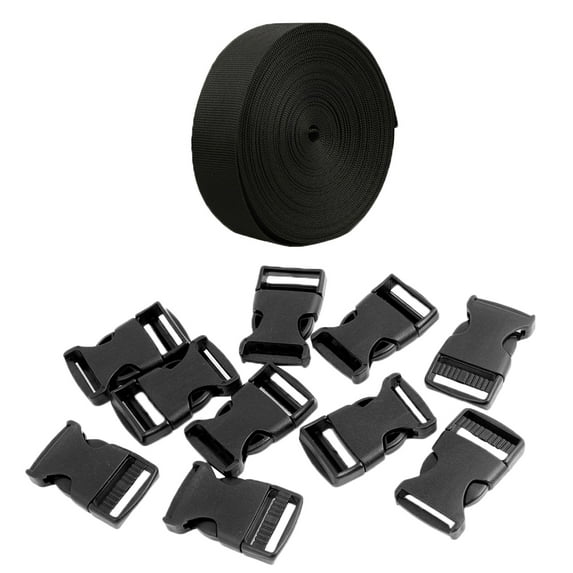 Adjustable Plastic Quick Side Release Plastic Buckles for Luggage Straps