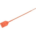 thumbnail image 1 of Global Industrial 670479OR Adjustable Plastic Truck Seal, Orange - 9 in. - Pack of 100, 1 of 3