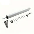 thumbnail image 1 of Adjustable Pneumatic Screen Door Closer with Positioning, Automatic Door Shutter, Quiet Closure Mechanism, Aluminum Alloy Closer, 10 100° Angle Hold Function, Silver, 1 of 5
