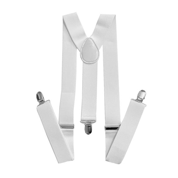 Adjustable Polyester Elastic Suspenders for Unisex Trousers, Suitable for Any Occasion