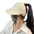 thumbnail image 1 of Adjustable Polyester Sun Hat for Women Wide Brim UV Protection Summer Outdoor Fashion, 1 of 7