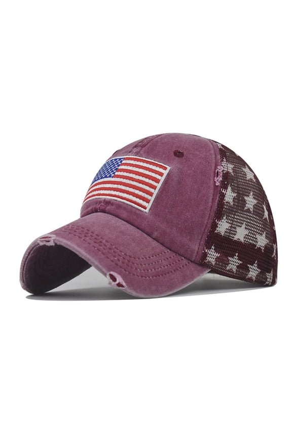 Adjustable Ponytail Hole Design Baseball Cap Unisex Light Breathable Outdoor Fishing Running Sun Visor Hat