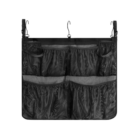 Versatile Pool Storage Bag Adjustable Accessories Net with 5 Mesh Pockets Ideal for Above Ground Pools