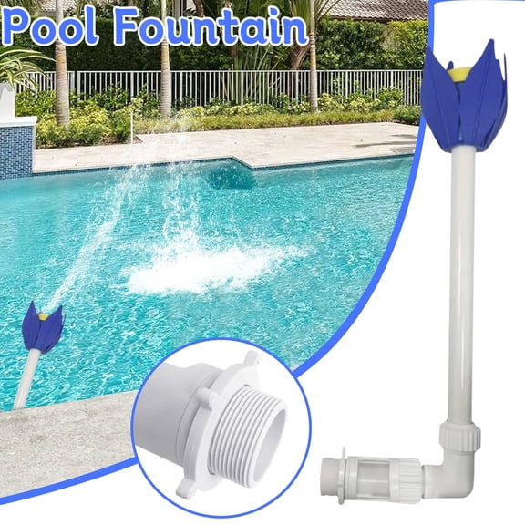 Adjustable Pool Fountain Stand, Universal Swimming Pool Waterfall Spray Fountain, Direction Height Control Aerator For Above Ground Inground Pools Decor, 1PC