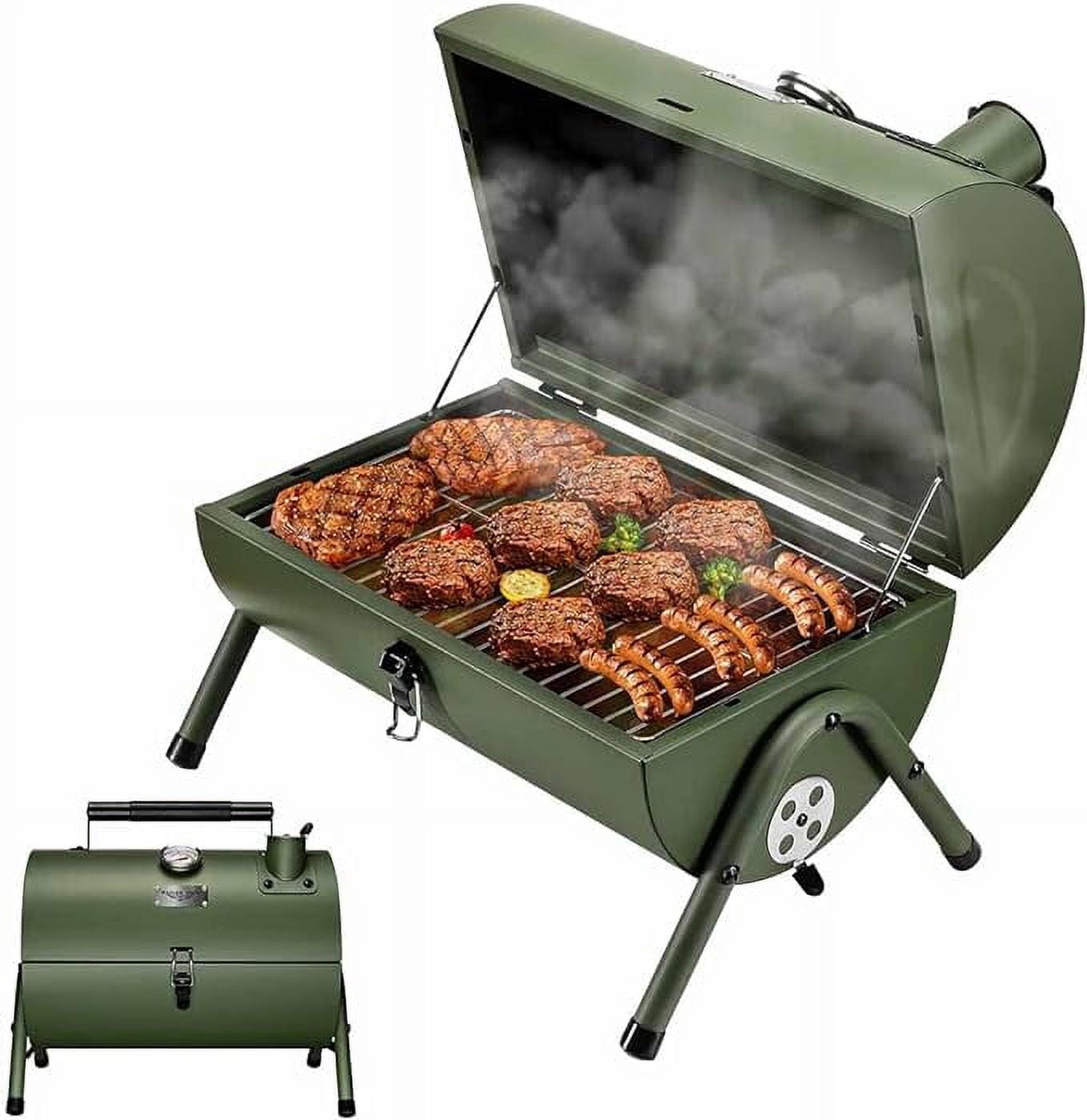 BBQ Adjustable Movable varal Charcoal