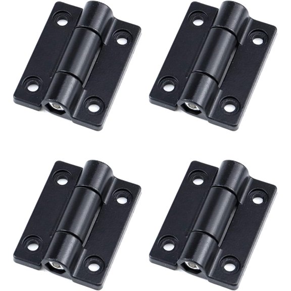 Adjustable Position Control Hinges, Black, 45 * 35, 4Pack