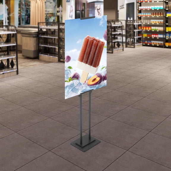 Adjustable Poster Board Stand, Double-Sided Pedestal Sign Stand ,Height Up to 70 Inch for Display Banner Poster Holder Stands