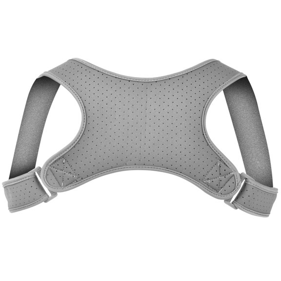 Adjustable Posture Correction Band for Shoulder and Back Pain Relief - Grey