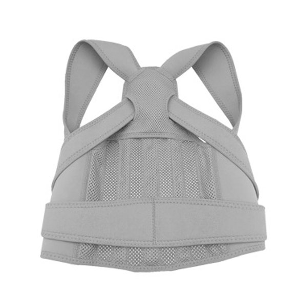 Adjustable Posture Corrector Back Brace for Men Women, Breathable Mesh Shoulder Straightener with 4 Support Rods, Upper Lower Back Pain Relief for Hunchback Scoliosis Thoracic Spine