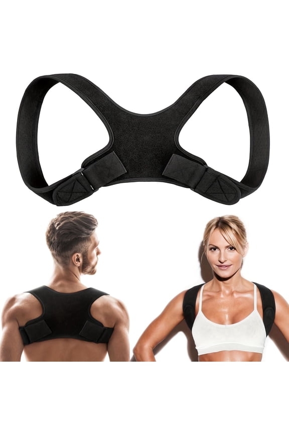 Adjustable Posture Corrector Back Brace for Women & Men - Grade Spinal with Upper/ Lower Body Alignment, , Posture Improvement, Daily & Gym Use, Comfort Fit (Hand Wash Only)