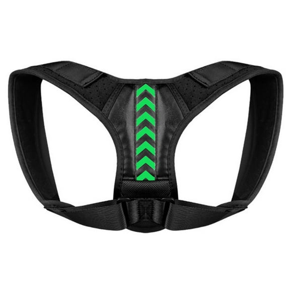 Pawsdot 1Pc Black Flexible Humpback Correction Belt with Adjustable Back Support