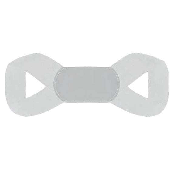 Adjustable Posture Corrector for Adults and Children with Discreet Design White