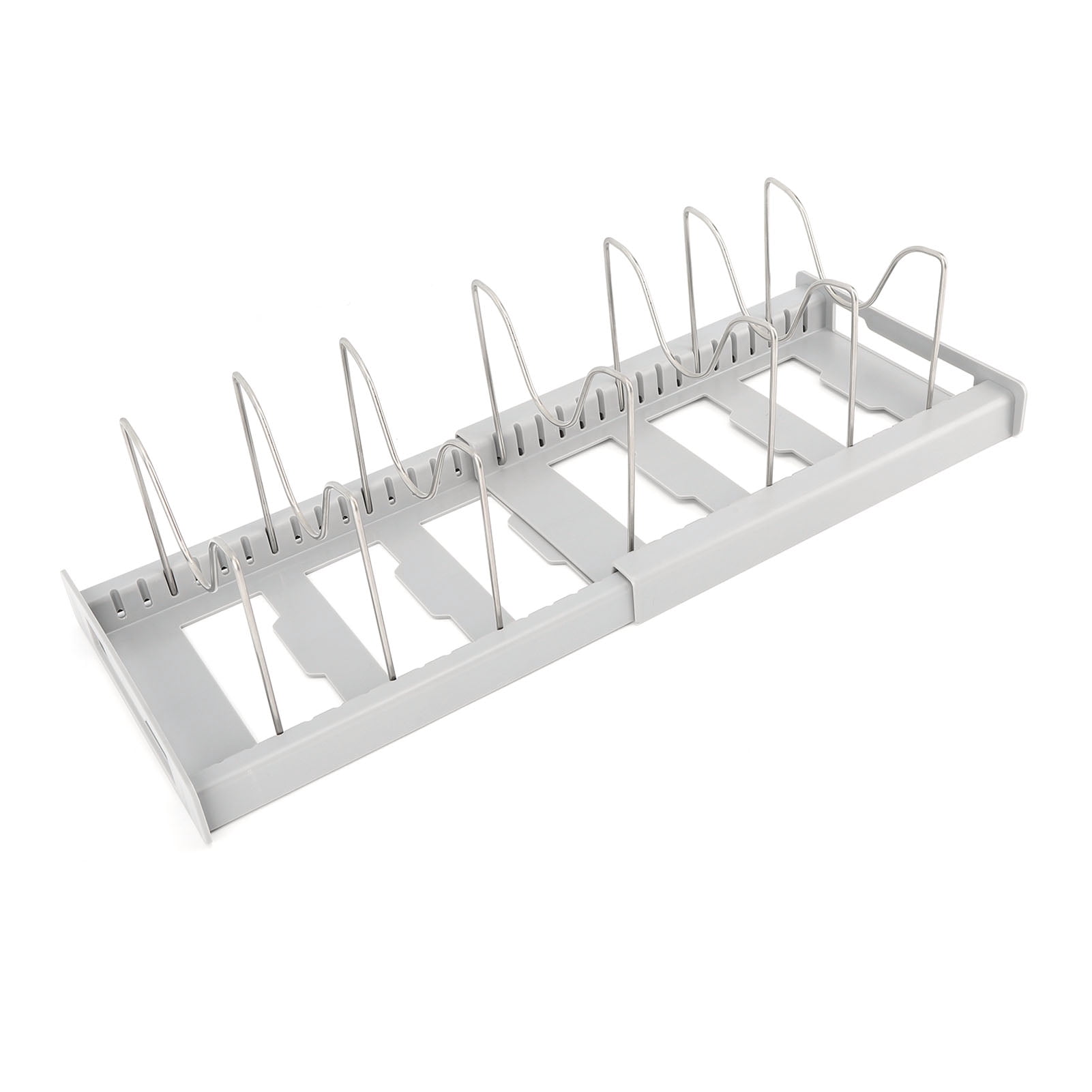 Adjustable Pot Lid Rack Organizer, Expandable Shelf For Pans, Shredders ...