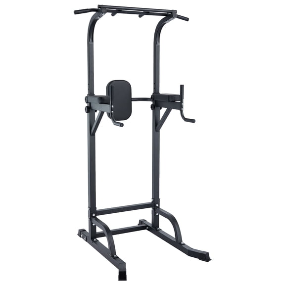 Adjustable Power Tower Pull Up Bar and Dip Station - Multi-Function Strength Training Equipment - Full Body Home Gym Workout Station