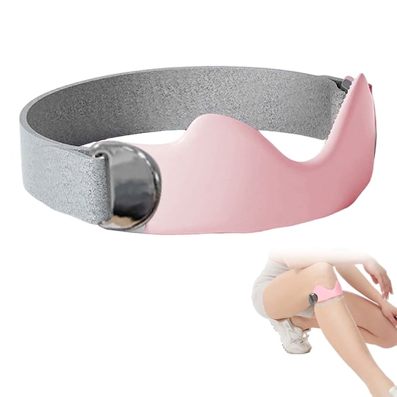 Adjustable Precision Strap Knee Brace Silicone Lock Point Pad Close Fit Comfortable Breathable Design for Sports Travel Fits All(Pink 2PCS)