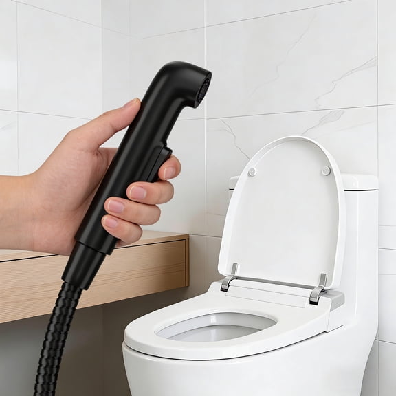 Adjustable Pressure Handheld Bidet Sprayer for Toilet, Durable Stainless Steel Diaper Sprayer Kit