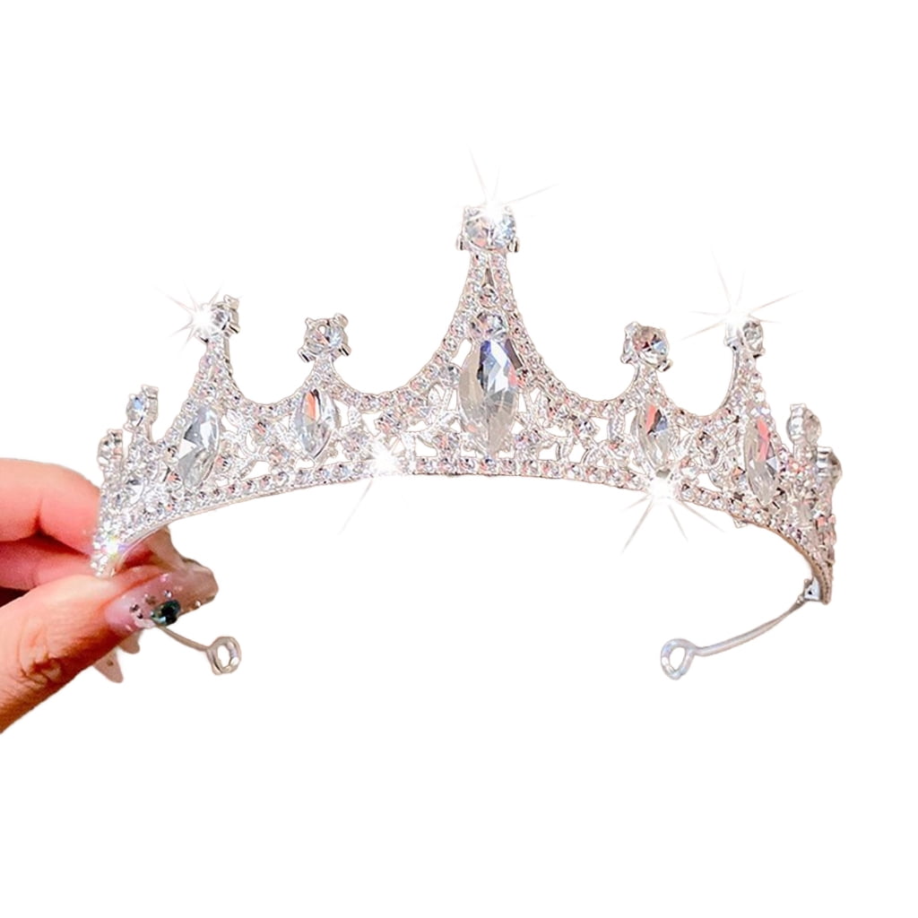 Sparkling Sweet 15 Quinceañera Rhinestone Tiara With A Center 15 Emblem