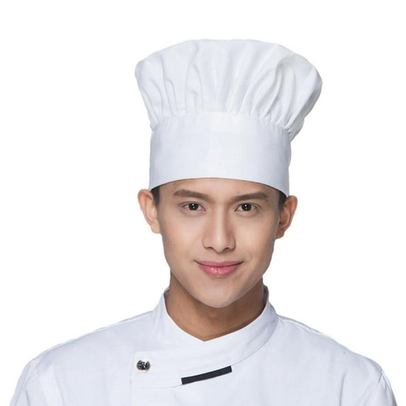 Adjustable Professional Chefs Catering Hat Men Women Cap Cook Food Prep Nic P0Y2