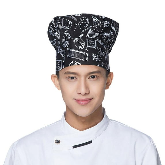 Adjustable Professional Chefs Catering Hat Men Women Cap Prep. Cook Food L8L8 ■< H5B9