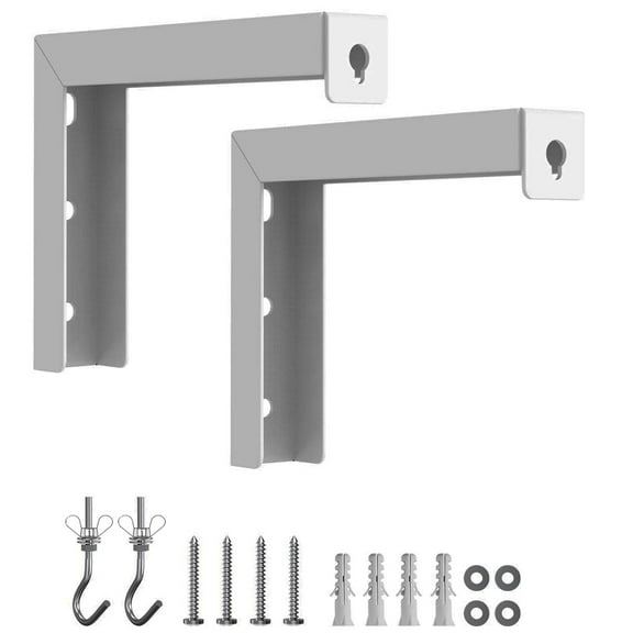 Adjustable Projector Screen Mounting Hook Projection Movie Screen Wall Hanging L-Bracket Curtain Mount Hook Kit For Home Theater ,Wide Application