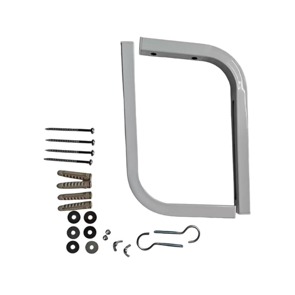 Adjustable Projectors Screen Mounting Bracket Heavy Duty 30kg Capacity Ceiling Wall Installation White AntiStain Surfaces