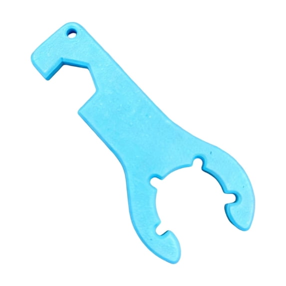 Adjustable Propane Wrench - PVC Camping Tools Black Outdoor Gear Tent Stakes Pegs Hiking Equipment Backpacking Accessories Travel Camping Sky Blue, 1Pcs, 4x1.7"
