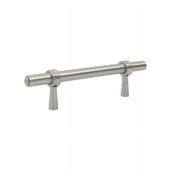 Adjustable Pull - Satin Nickel - Solid Brass - 4.75 in.