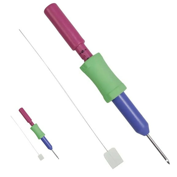 Adjustable Punch Needle Embroidery Kits Yarn Pen Crochet Knitting DIY Handmade Crafts Stitching Sewing Tools