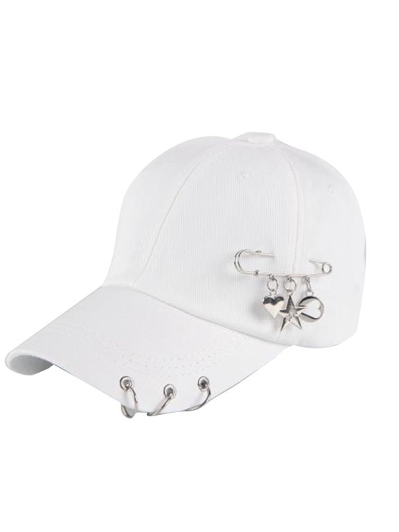Adjustable Punk Hip Hop Fashion Baseball Cap Casual Baseball Cap Hat Sunprotect Gifts for Dad Mom Couple Travel Outdoors