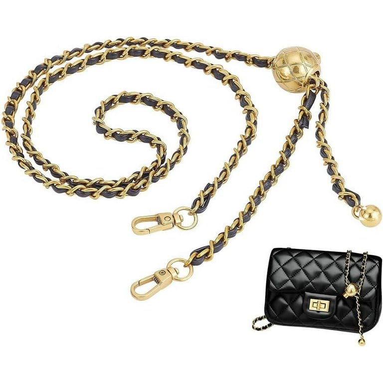 Chain Braided Purse Straps Wadorn Leather Purse Handles Wholesale