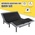 Adjustable Queen Size Bed Frame with Remote Control, USB Ports, and