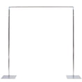 thumbnail image 1 of Adjustable Quick Backdrop Kit 10 Ft  Tall x 10 Ft Wide Pipe  Without  Drape Steel, 1 of 19