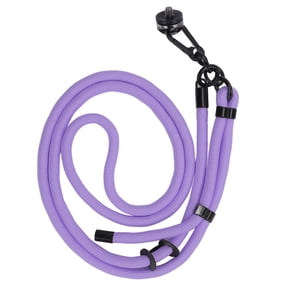 Adjustable Quick Release Action Camera Lanyard - Universal Camera Strap & Anti-Lost Rope for Pocket 3, Action 5, and One X4 (19.3-33.5 inches / 49-85 cm, Violet)