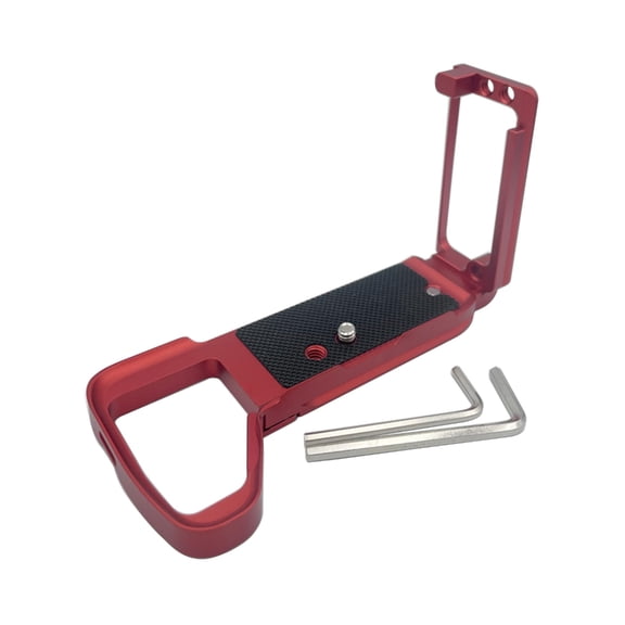 Adjustable Quick Release L Plate/Bracket Hand Grip hot shoe for A7R4 A7RIV