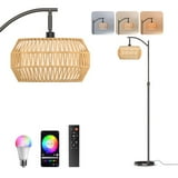 Adjustable RGB Floor Lamp with Remote & Foot Switch, TriColor