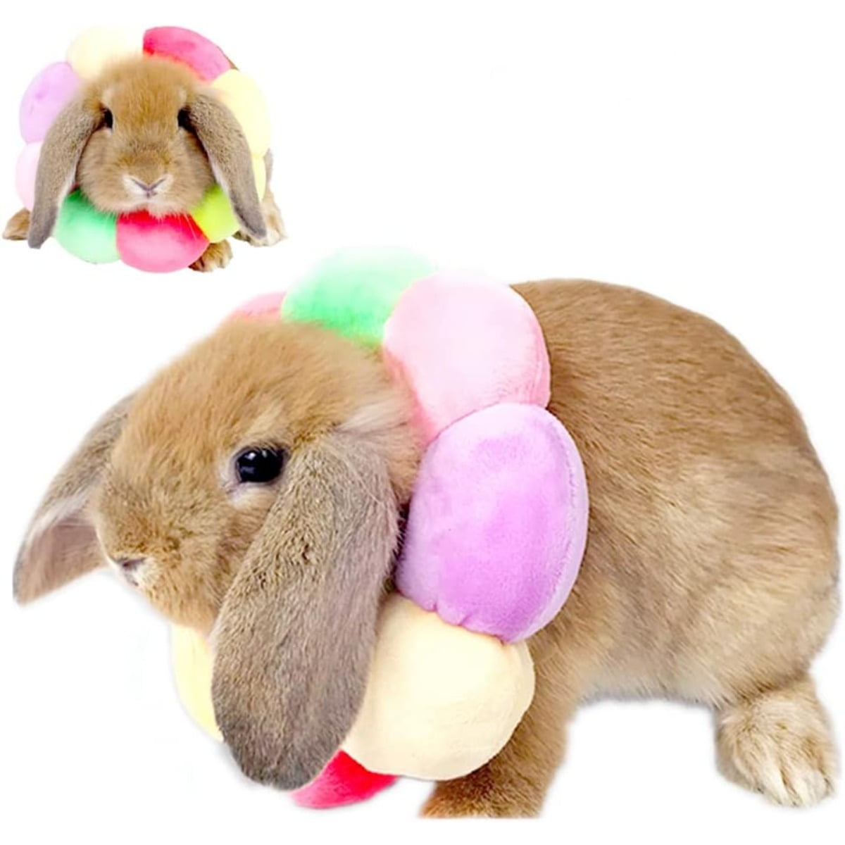 Adjustable Rabbit Protection Cone Collar,Soft Pet Recovery Collar for ...