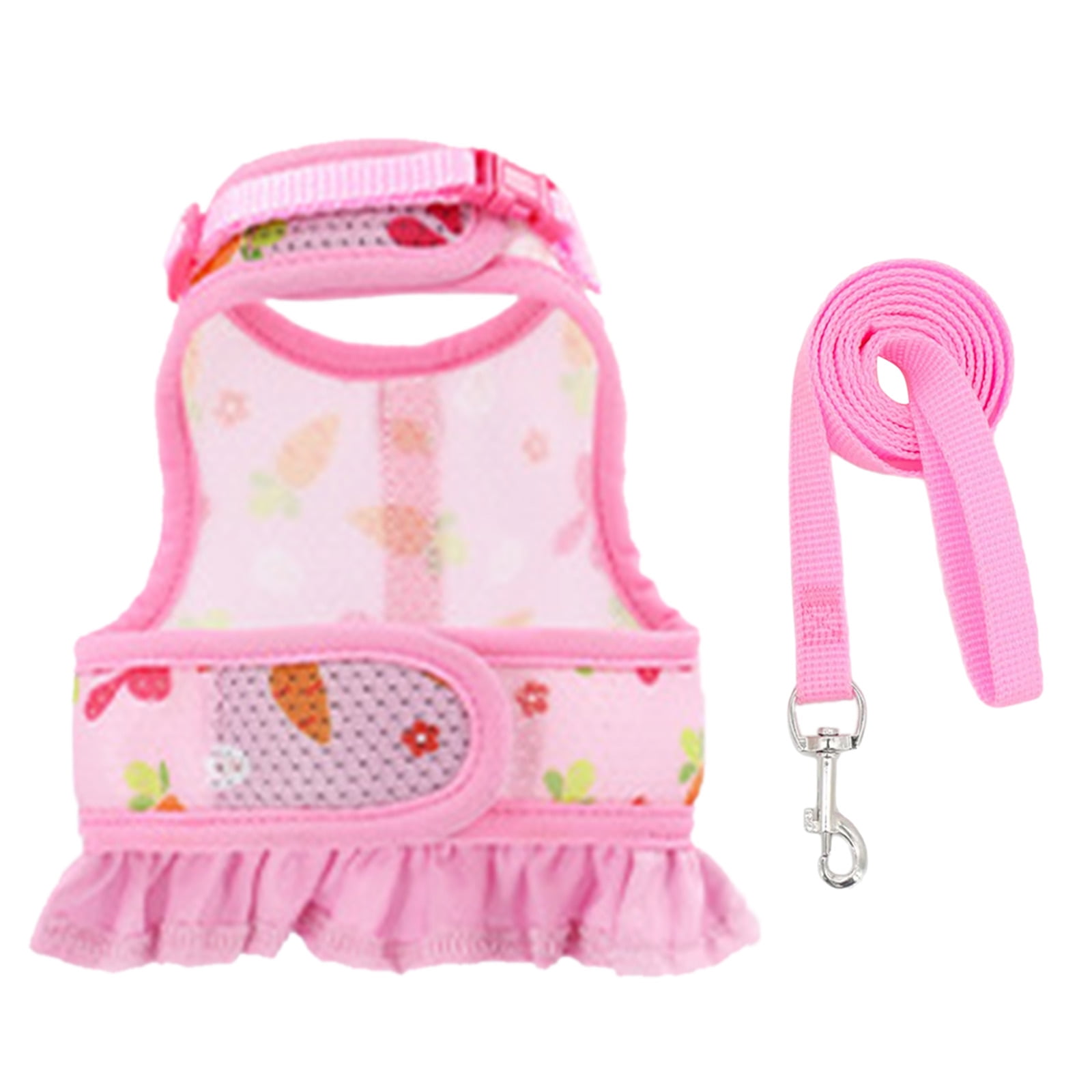 Adjustable Rabbits Harness with Elastic Leash for Rabbits Skirt Easy ...