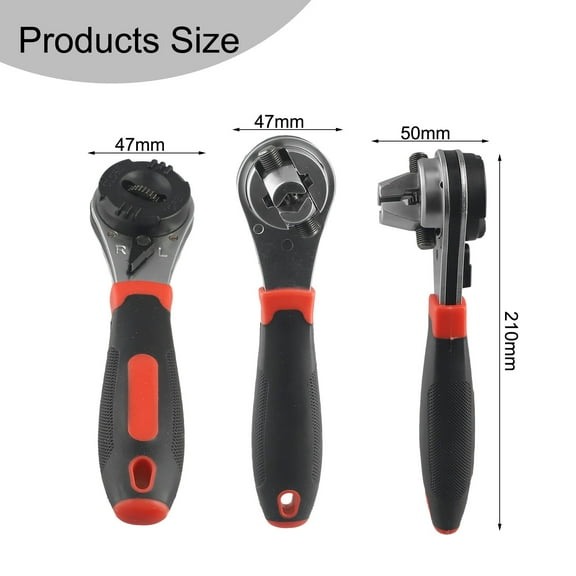 Adjustable Ratchet Wrench 6-22Mm Wrench Repair Quick Release Combination Wrench